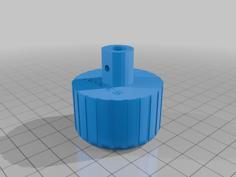 KIP 800 Series Fuser Knob 3D Printer Model