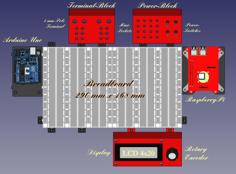 Breadboard Extensions 3D Printer Model