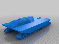 Stealth Land Carrier 3D Printer Model