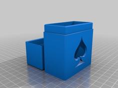 Playing Card Case. (Two Decks) 3D Printer Model