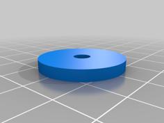 1 X 1 Round Magnetic Base 3D Printer Model