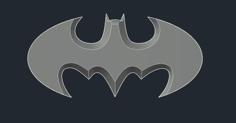 Batman Logo 3D Printer Model