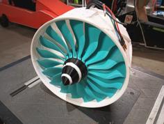 300mm Ducted Fan 3D Printer Model