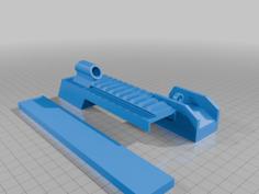 3 Piece Splatrball Rail (fixed) 3D Printer Model