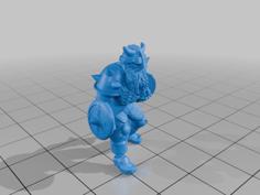 Fantasy Football Dwarven Norse Team 3D Printer Model