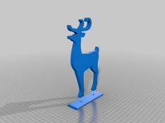 Addobbo Natale06 – Renna 3D Printer Model