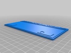 Wisconsin License Plate For Kids 3D Printer Model