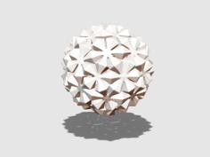 Ice Flower Bauble 3D Printer Model