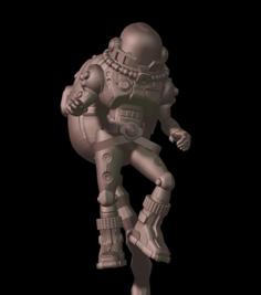 Space Man 3 3D Printer Model