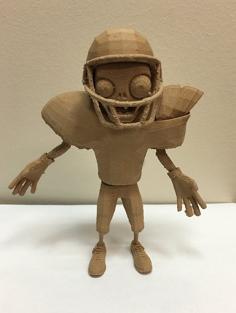 Football Zombie (Plants Vs Zombies) 3D Printer Model