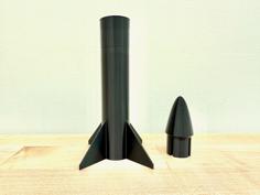 Stubby Air Rocket 3D Printer Model