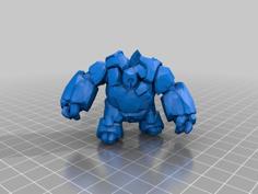 Blue Buff 3D Printer Model