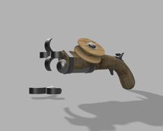 Flintlock Grappling Hook 3D Printer Model