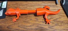 Gecko Slide Whistle 3D Printer Model