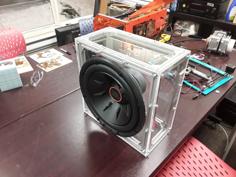 Laser Cut JBL Subwoofer With Acrylic Enclosure