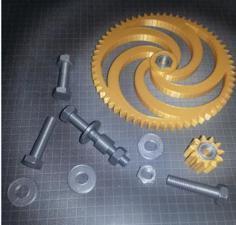 Hardware Kit For Involute Blower 3D Printer Model