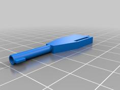 Handcuff Key 3D Printer Model