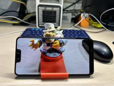 Koopa Phone Stand 3D Printer Model