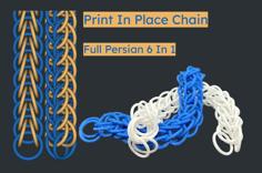 Print In Place Chain (Full Persian 6 In 1) 3D Printer Model