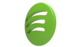 Spotify Logo 3D Printer Model