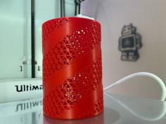 Mesh Spiral Pencil Holder 3D Printer Model