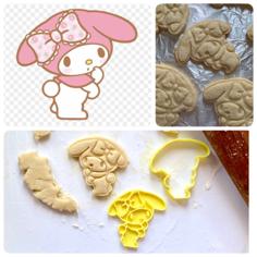 My Melody Cookie Cutter Stamp 3D Printer Model