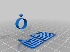 Ring 3D Printer Model