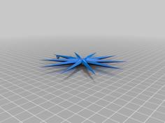 Christmas Star Ornament 3D Printer Model