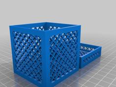 Customizable Lattice Box 3D Printer Model