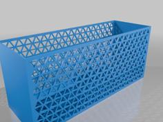 Decorative Filigree Geometric Box – Triangles 3D Printer Model