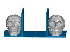 Celtic Skull Bookends (Left And Right) 3D Printer Model