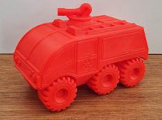 Fire Truck – Print In Place 3D Printer Model