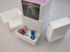 MTG Commander Deck Box With Drawer 3D Printer Model