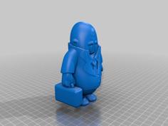 Business Man 3D Printer Model