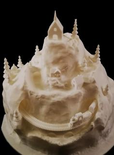 Merry Christmas Diorama – Requested Hollowed Version (gift To All) 3D Printer Model