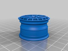 Car Wheel Keychaine 3D Printer Model