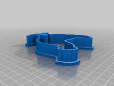 Hen Cookie Cutter 3D Printer Model