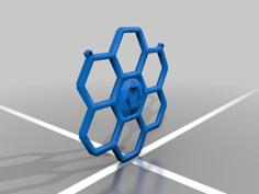 Honeycomb Pendant 3D Printer Model