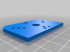 Linked Dipole Centre Plate For Squid Pole 3D Printer Model