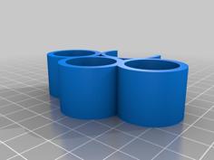 Multiple Glue Stands For Wire Shelf 3D Printer Model