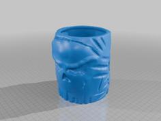 SNACK BAG HOLDER – SKULL DESIGN 3D Printer Model