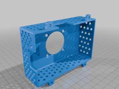 QIDI Plus 4 Ventilated Cover Plate With Fan 3D Printer Model