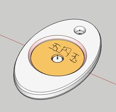 5yen-coin-keyfolder 3D Printer Model