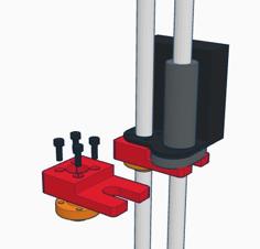 Geeetech Prusa I3 Axis Wobble Fix 3D Printer Model