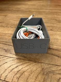 Box For Holding USB-C Cables 3D Printer Model