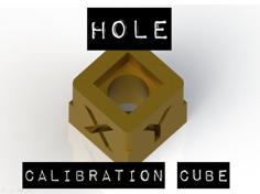 HOLE Calibration Cube (All-in-one) 3D Printer Model