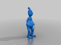 Grinch Ornament 3D Printer Model