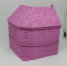 Normandy Corner House 15mm 1:100 Scale 3D Printer Model