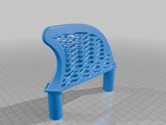 Gyroid Surfboard Fin 3D Printer Model