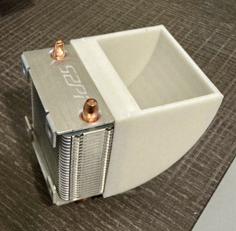 52pi Heatsink Exhaust Deflector 3D Printer Model